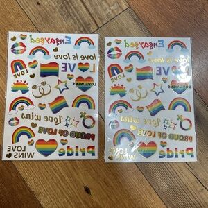 Two Sheets Pride Rainbow Tattoos